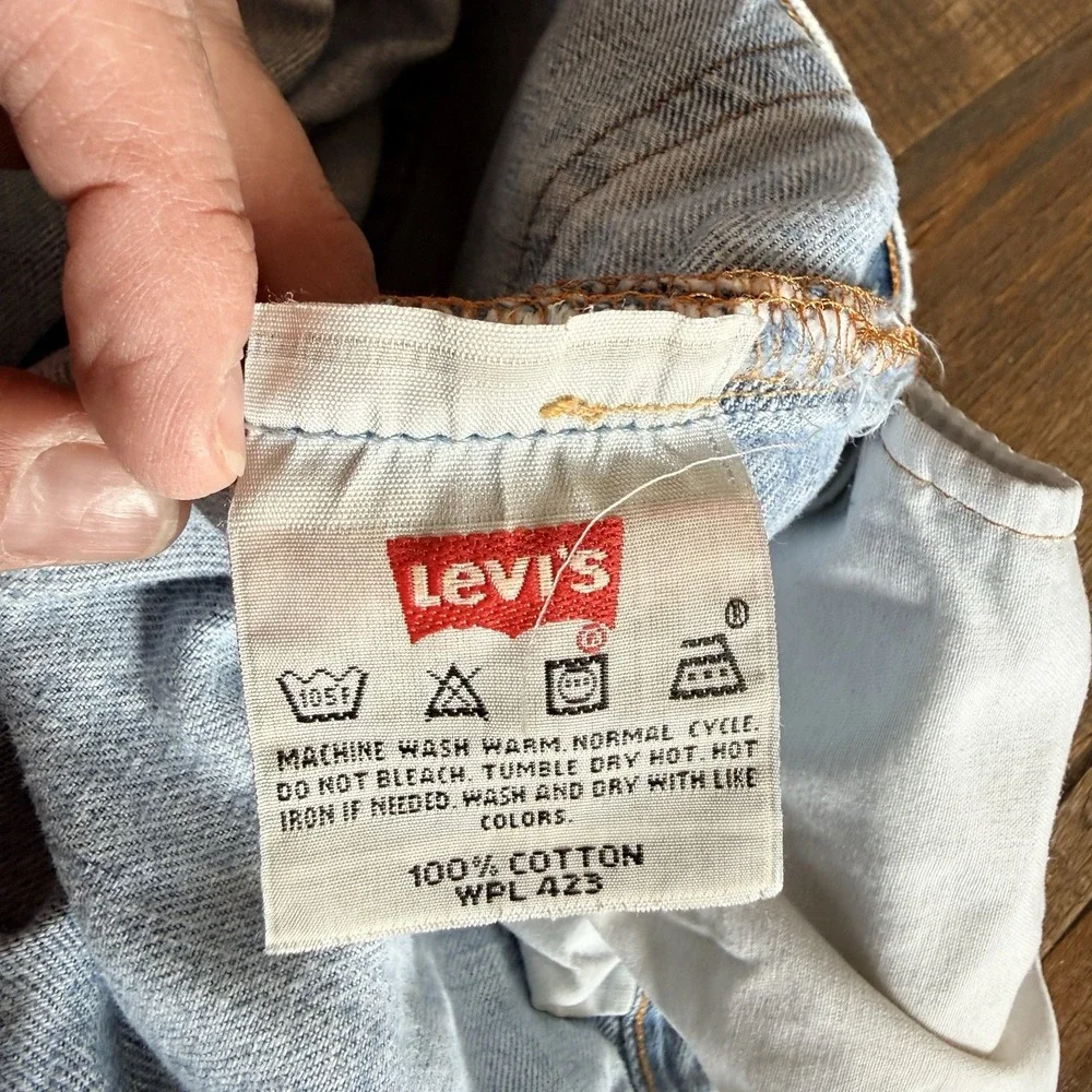 Vintage Y2K Levis 501 Jeans 36x30 Mens Distressed Grunge Button Fly 2002